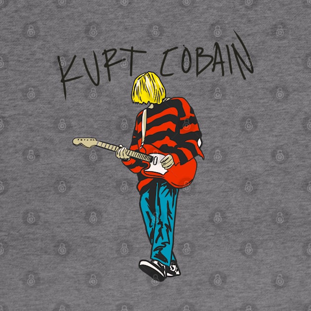 kurt cobain nirvana memorial by grimmfrost